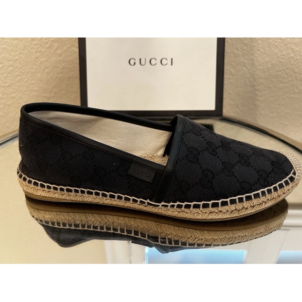 Gucci Black Canvas Espadrilles - Picture 7 of 13